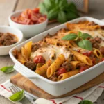 Is Beef Sausage The Same As Ground Beef? Find Out Now 15 Beef sausage and ground beef pasta bake topped with melted mozzarella and fresh basil